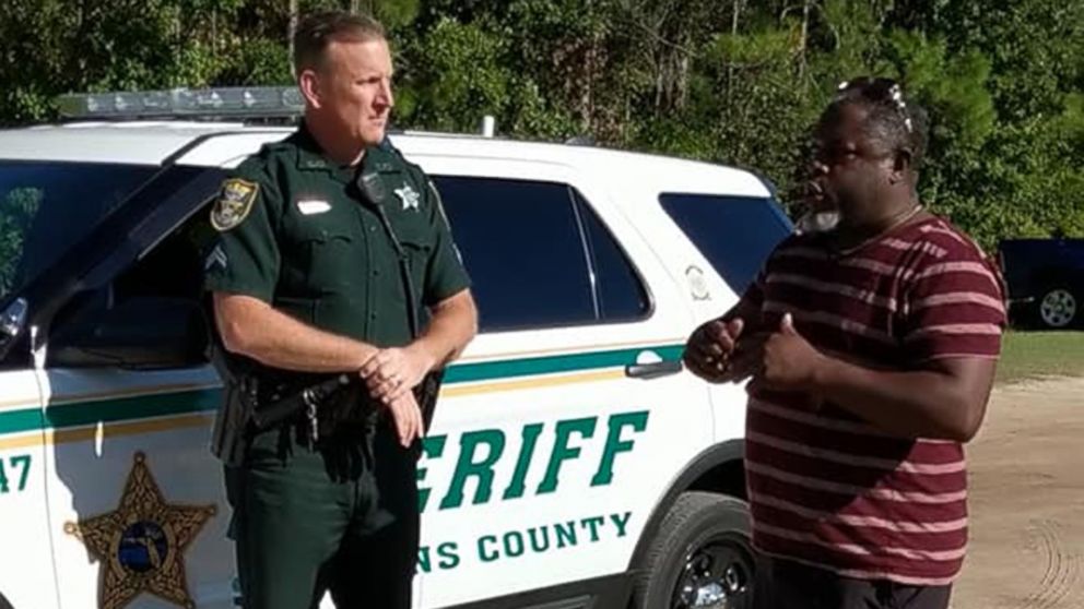 PHOTO: An African American father had sheriff’s deputies called on him at a youth soccer game in Ponte Vedra, Fla., after he instructed his son from the sidelines not to argue with the referee over a call, videos and witnesses, Oct. 13, 2018.