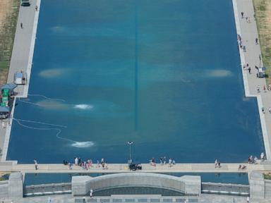 Trump doubles down on Reflecting Pool vandalism claims without providing evidence 