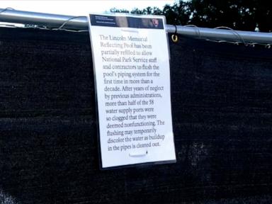 NPS to flush Reflecting Pool pipes as it blames issues on previous administrations