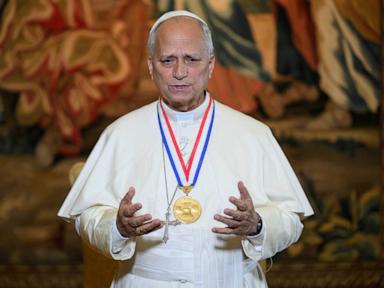Pope Leo XIV calls for 'unity' as he accepts Liberty Medal in Philadelphia ceremony
