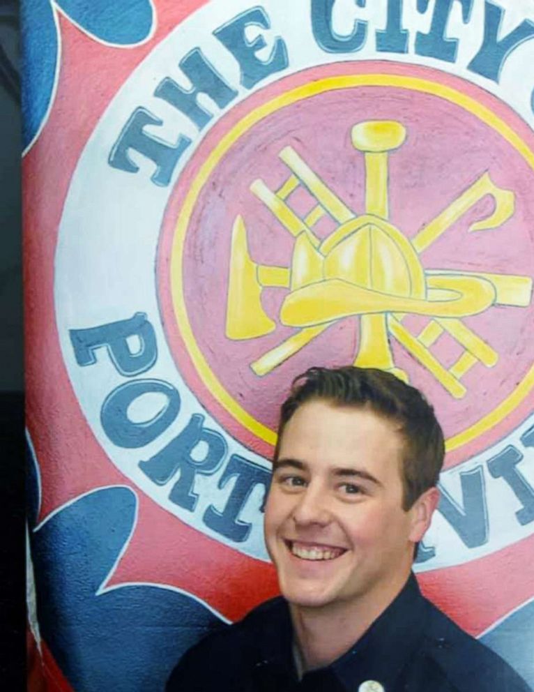 PHOTO: On Feb. 19, 2020, the Porterville Fire Department in Porterville, Calif., released a statement saying that Firefighter Patrick Jones, 25, was unaccounted for after a fire at the City of Porterville Library.