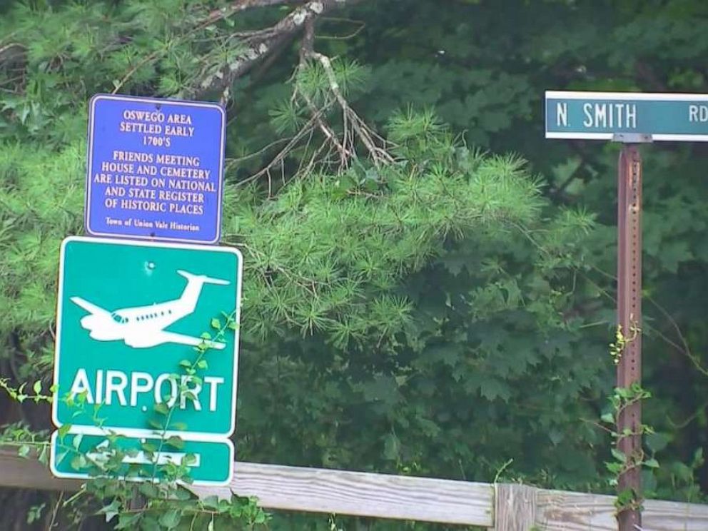 PHOTO: Two people were killed when a plane crashed into a home in Union Vale, N.Y., on Saturday, Aug. 17, 2019.