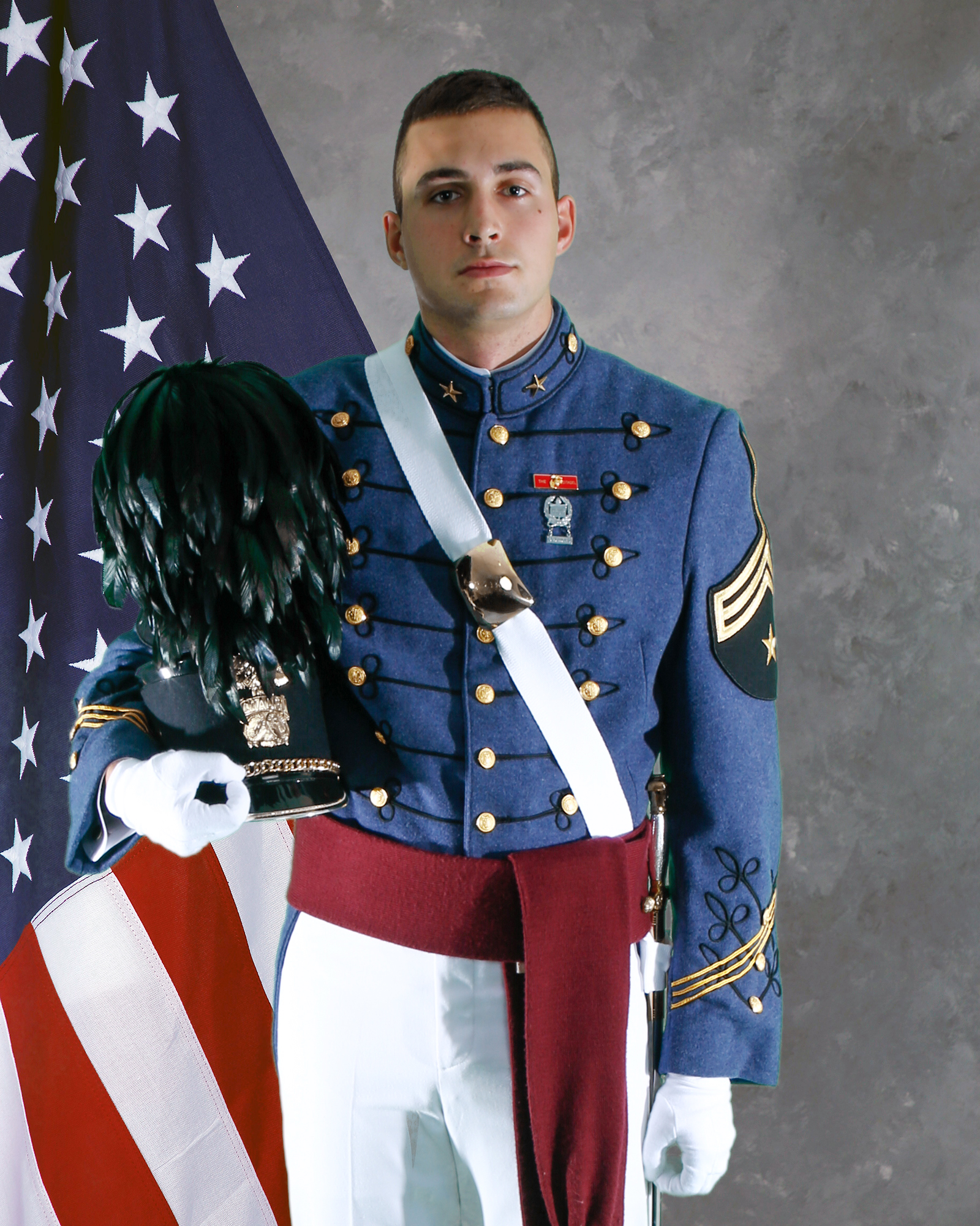 PHOTO: Samuel Poulin, a 2021 graduate of The Citadel, was hit by a bullet on June 27, 2021, in Times Square, New York City.