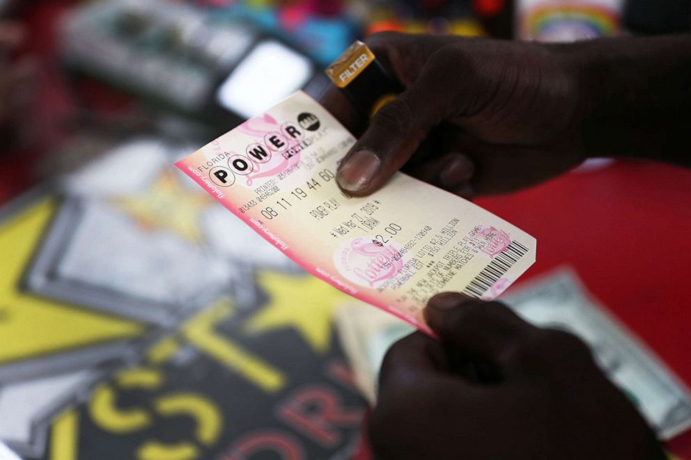 PHOTO: A Powerball ticket is bought im Boynton Beach, Fla.,  March 26. 2019.