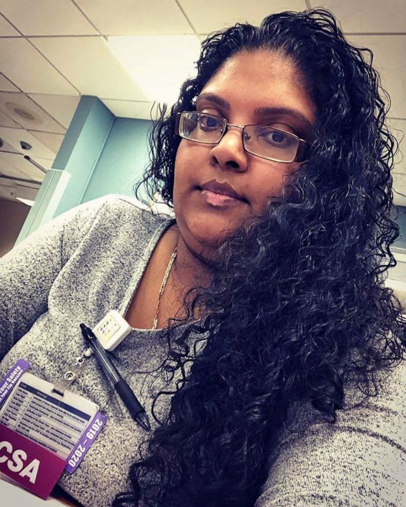 PHOTO: Prea Nankieshore, 34,  worked in the emergency department at Long Island Jewish Hospital Forest Hills in New York. She died from complications of COVID-19, April 5, 2019, according to her fiance, Marcus Khan.