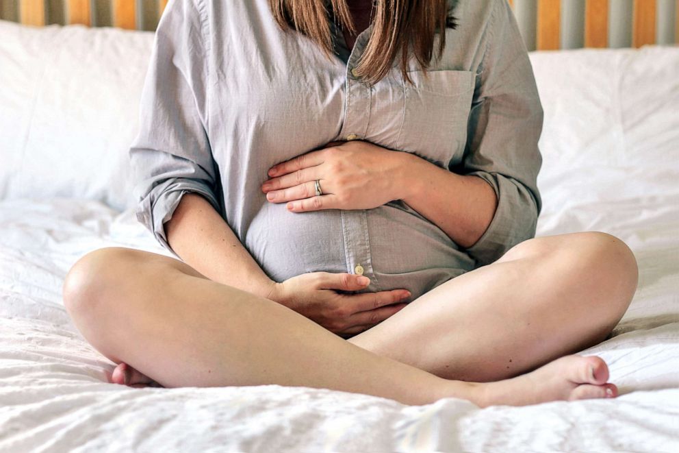 PHOTO: A pregnant woman is pictured in this undated stock photo.