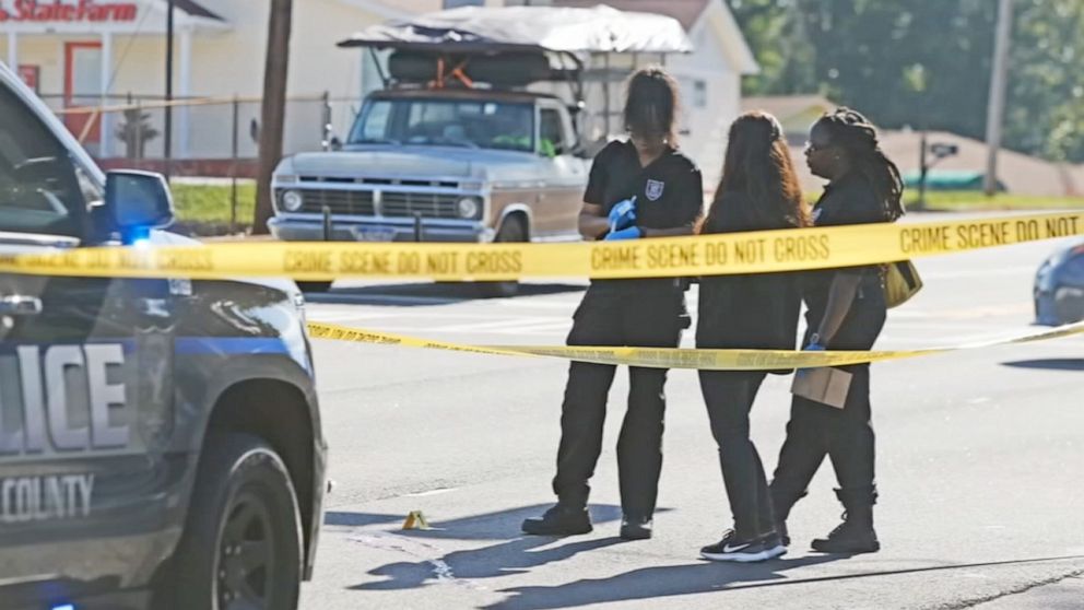 PHOTO: A pregnant woman was with her toddler when someone shot and killed her outside an apartment complex in Athens, Ga., July 22, 2019.