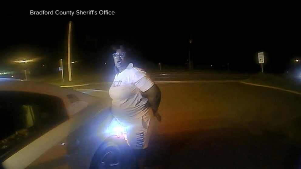 PHOTO: Ebony Washington was pulled over and handcuffed at gunpoint in front of her family.