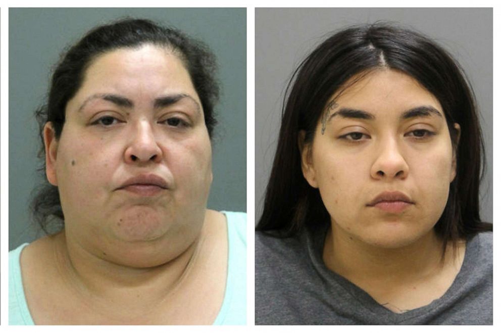 PHOTO: This combination of booking photos provided by the Chicago Police Department on May 16, 2019, shows from left, Clarisa Figueroa, 46; and Desiree Figueroa, 24.
