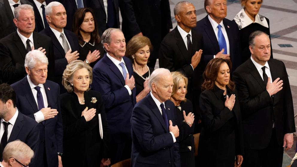 PHOTO: State Funeral Held in Washington DC for former President Jimmy Carter.