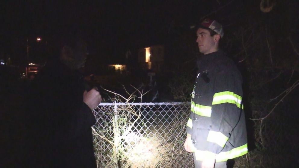 PHOTO: In this police video, Preston Taylor is seen here reenacting for investigators how he returned to Sarah Stern's house to move her body.