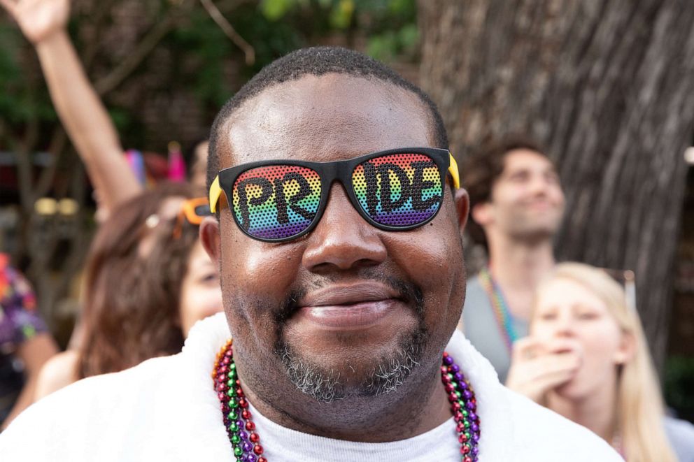 PHOTO:People take part in the LGBT Pride Parade in Washington, June 8, 2019.