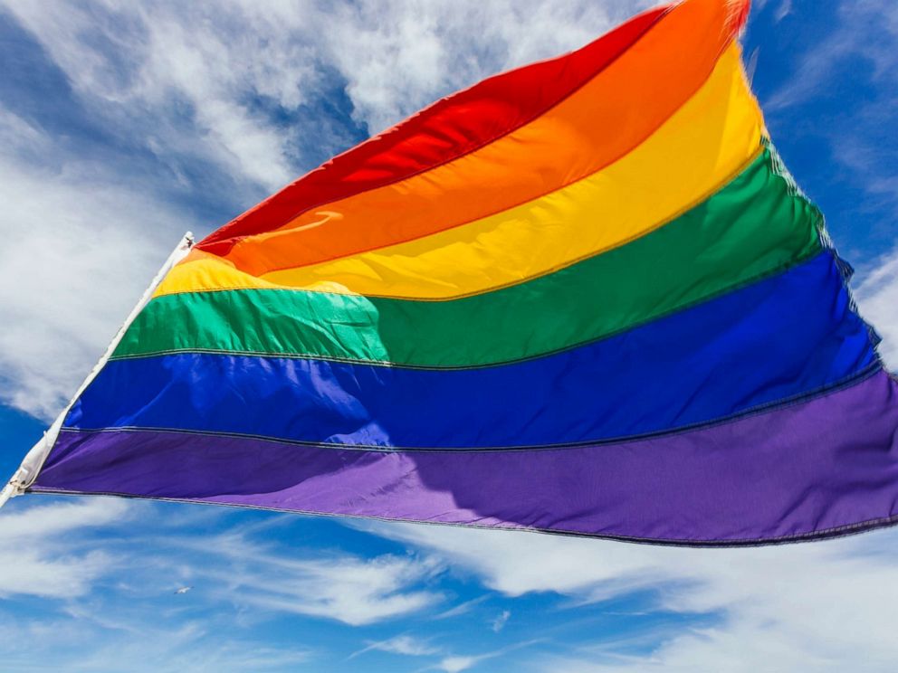 gay pride rainbow flags