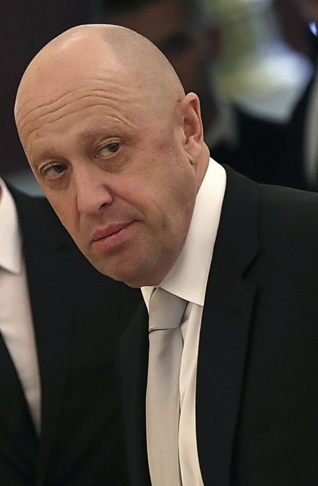 PHOTO: In this July 4, 2017 file photo Russian businessman and Wagner mercenary group founder Yevgeny Prigozhin at the Kremlin in Moscow.