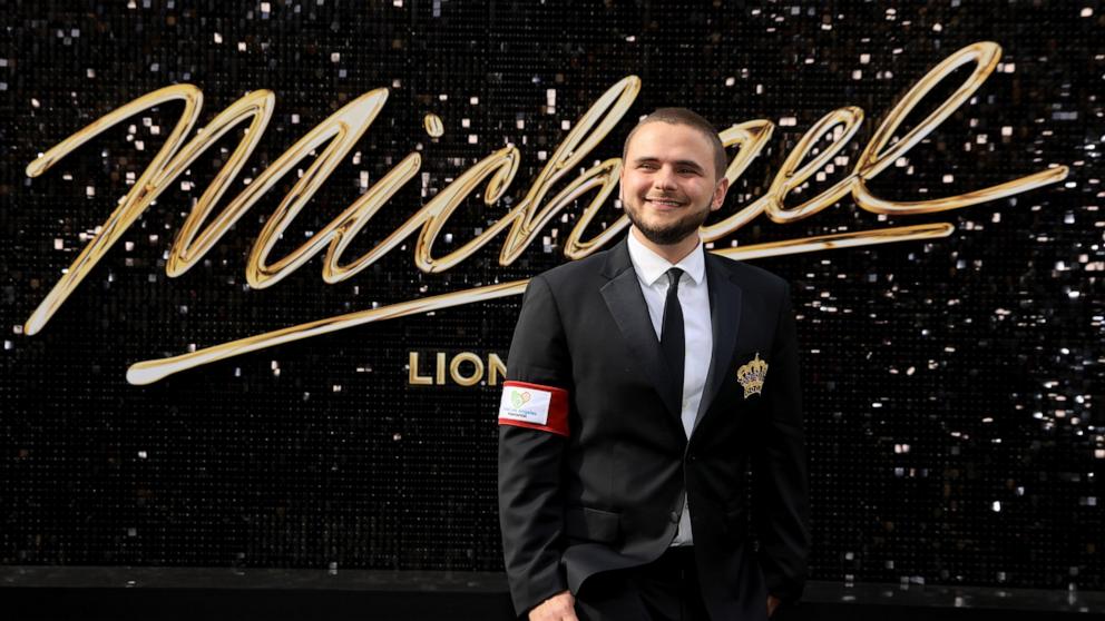 PHOTO: Prince Jackson attends Lionsgate's "Michael" Los Angeles premiere at Dolby Theatre on April 20, 2026 in Los Angeles, California.