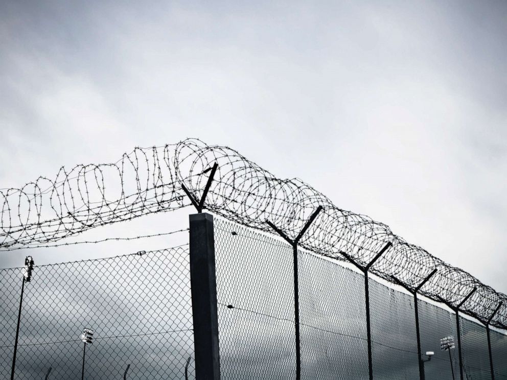 PHOTO: Prison fence. 