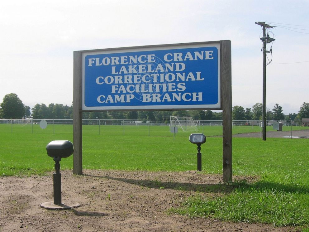PHOTO: A sign at the Lakeland Correctional Facility in Cold Water, Mich., is seen in this 2016 photo. 