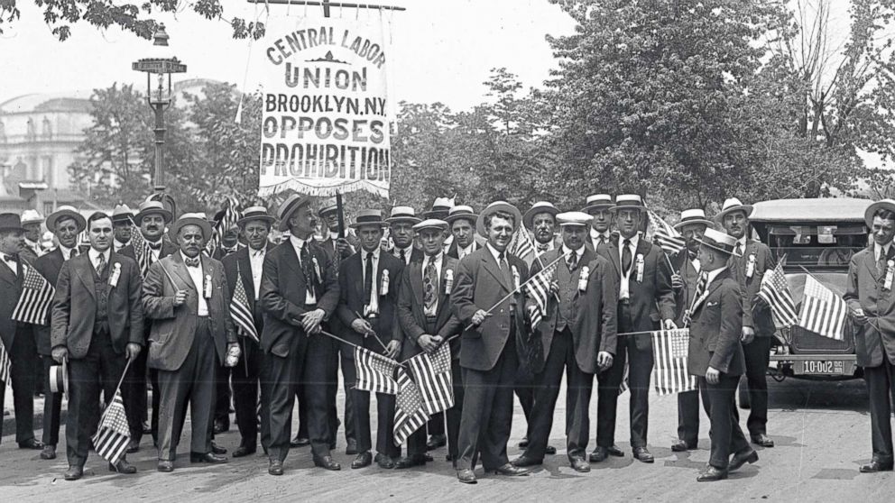 PHOTO: The Brooklyn Delegation at an anti-prohibition parade, June 14, 1919, in Washington D.C.