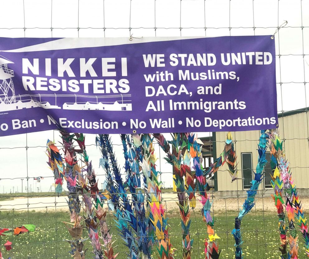 PHOTO: Protest at South Texas Residential Family Center in Dilley, Texas, 3/302019