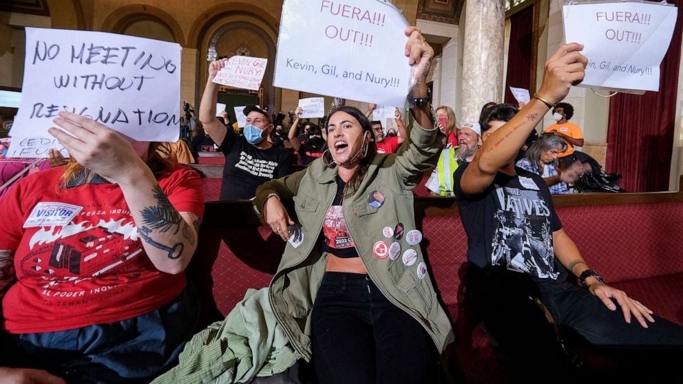 LA City Council cancels meeting amid continued calls for more resignations