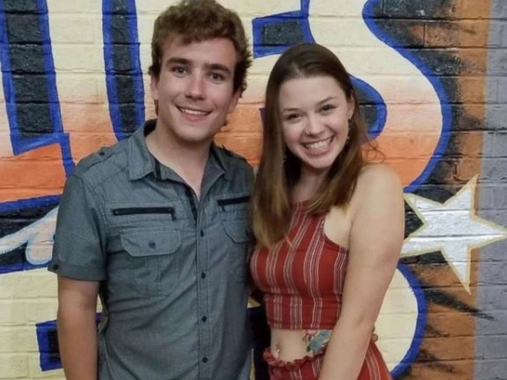   PHOTO: Sarah Papenheim, 21, poses with her friend Adam Pryor in this undated photo. Papenheim was stabbed to death in Rotterdam, the Netherlands, on Wednesday, December 12, 2018. 