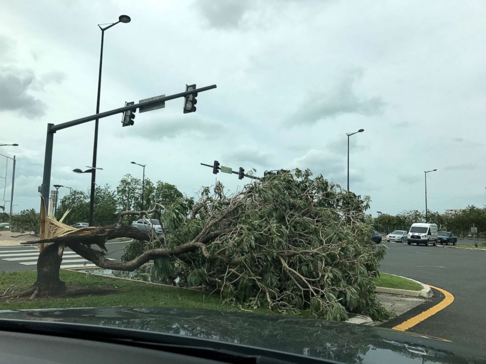 PHOTO: Hurricane Irma hits Guaynabo, Puerto Rico, Sept. 7, 2017.