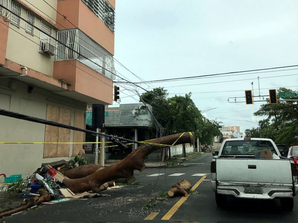 PHOTO: Hurricane Irma hits Guaynabo, Puerto Rico, Sept. 7, 2017.