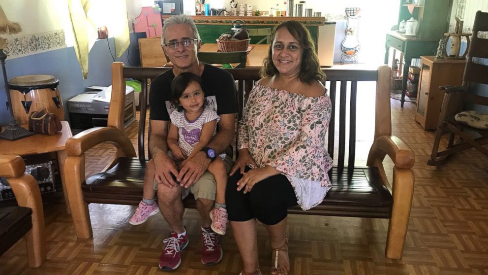 PHOTO: Jazmin Mendez and her family, pictured in an undated handout photo, were one of the last two customers to get power after losing it during Hurricane Maria.