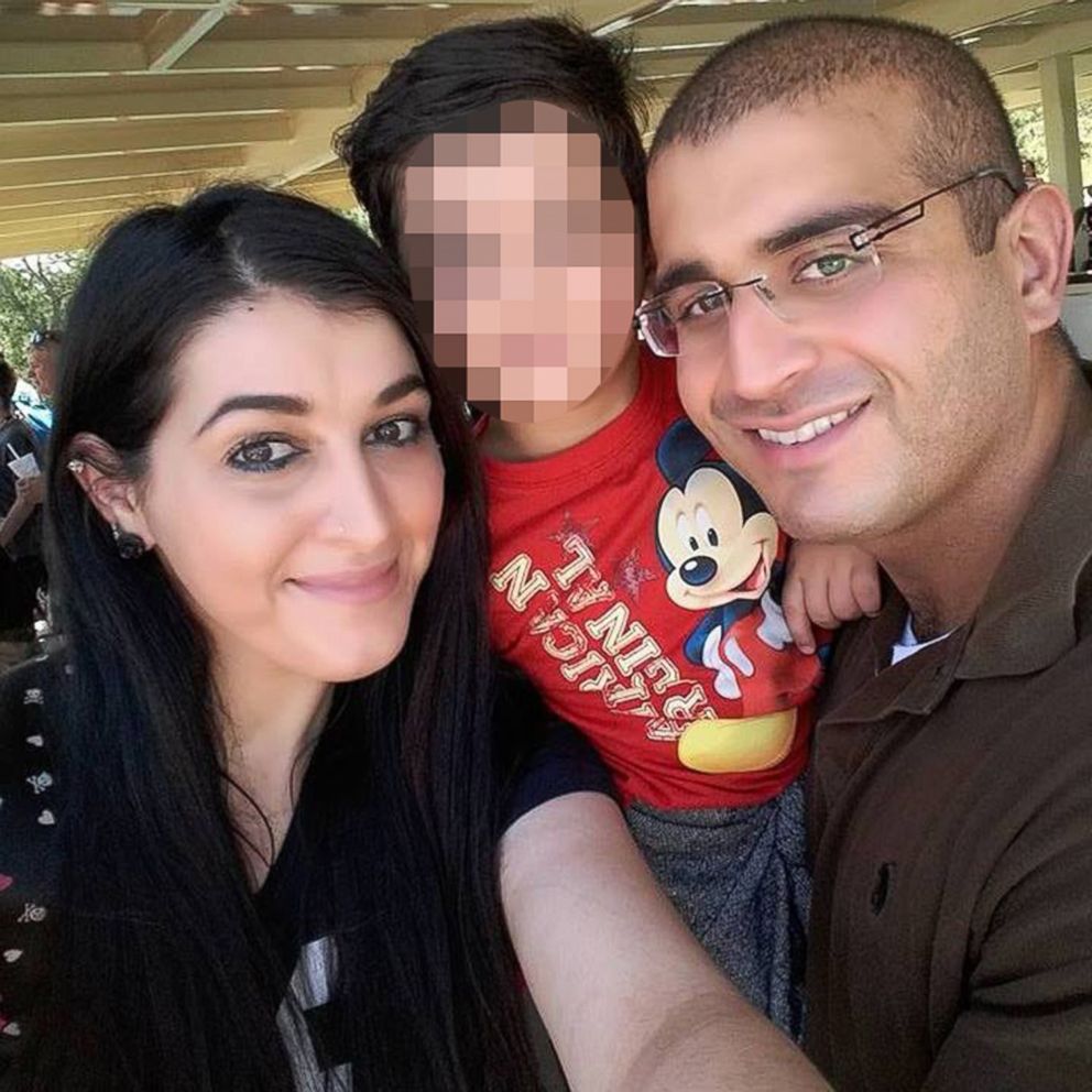 PHOTO: Orlando shooting suspect Omar Mateen is pictured with his wife, Noor Zahi Salman, and their son in an undated Facebook photo.