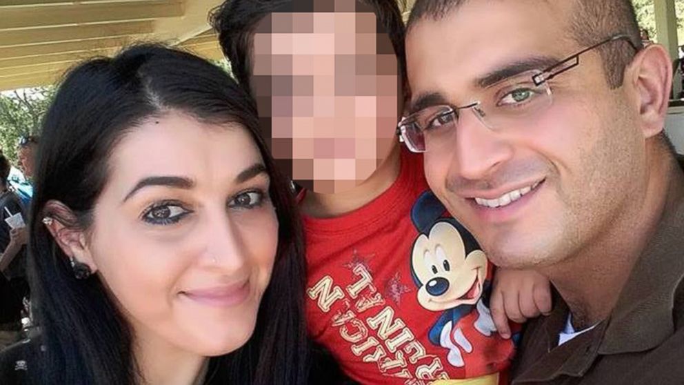 PHOTO: Orlando shooting suspect Omar Mateen is pictured with his wife, Noor Zahi Salman, and their son in an undated Facebook photo.