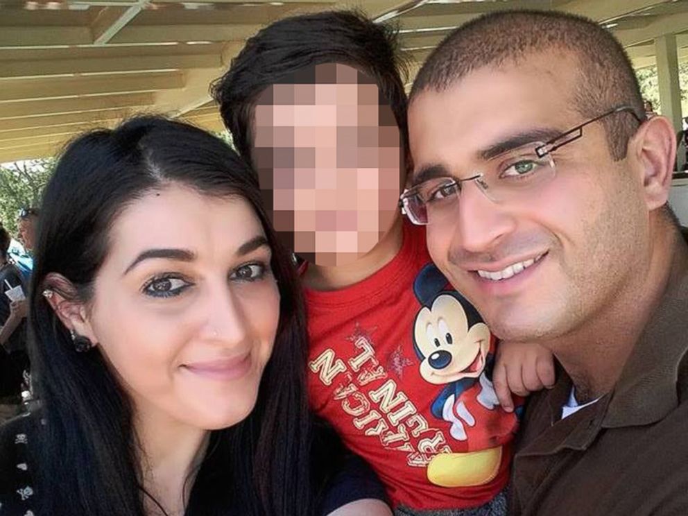 PHOTO: Orlando shooting suspect Omar Mateen is pictured with his wife, Noor Zahi Salman, and their son in an undated Facebook photo.