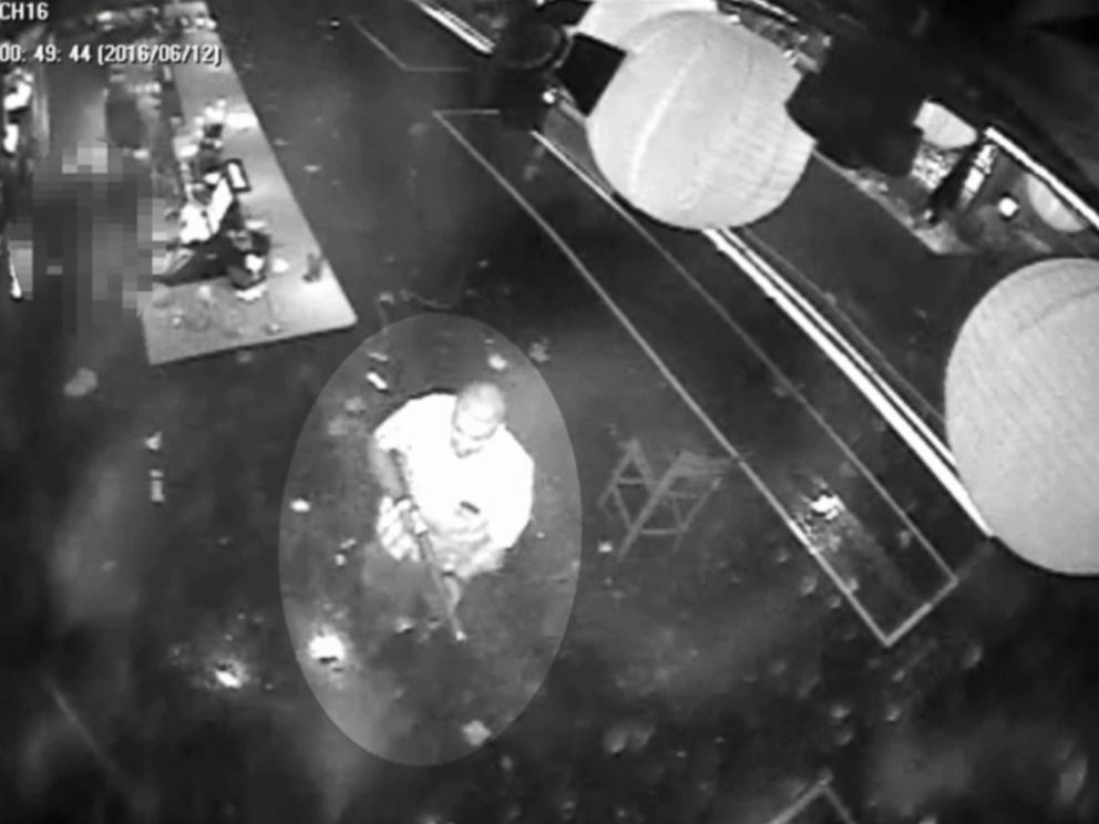 PHOTO: Surveillance footage shows Pulse nightclub shooter Omar Mateen inside the club on the night of June 12, 2016, in Orlando, Fla.