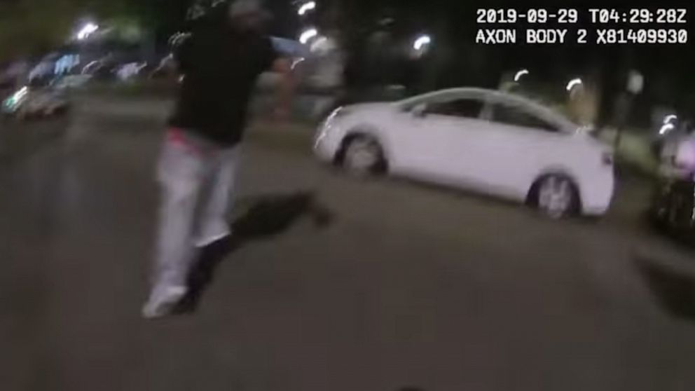 PHOTO: Body Camera Footage released by the New York Police Department shows a pursuit that ended in the death of Police Officer Brian Mulkeen.
