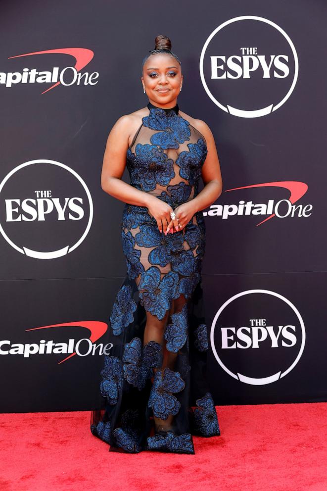 PHOTO: Quinta Brunson attends the 2024 ESPY Awards, on July 11, 2024, in Hollywood, Calif.