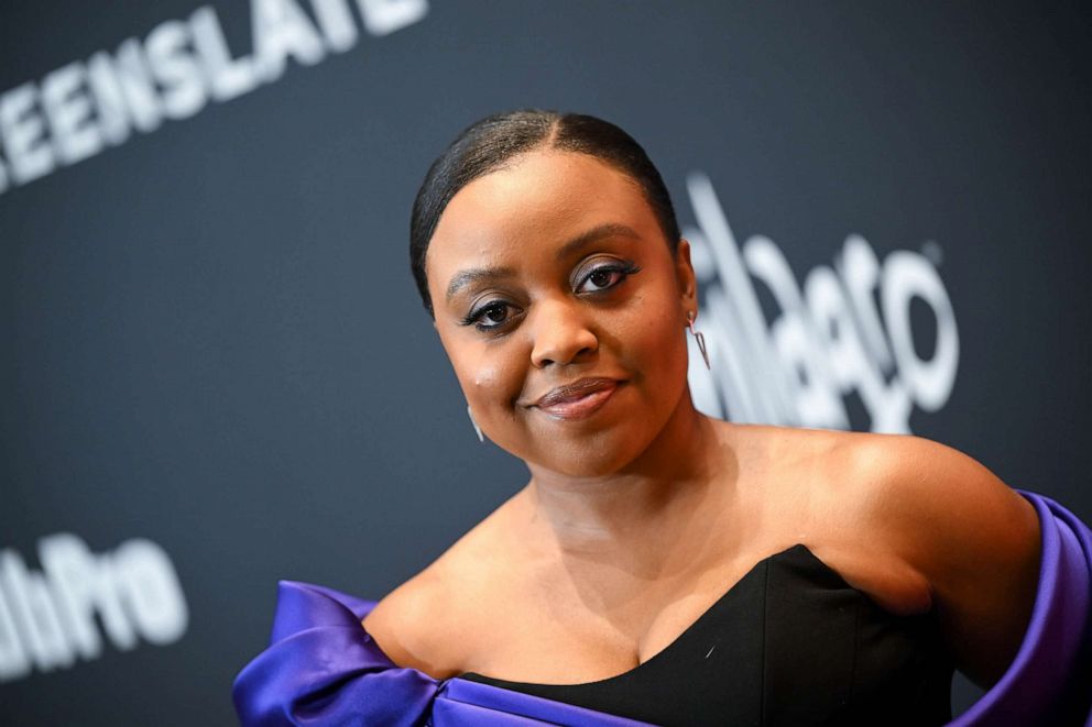 PHOTO: FILE - Quinta Brunson at the Critics Choice Association 5th Annual Celebration of Black Cinema & Television held at the Fairmont Century Plaza, Dec. 5, 2022 in Los Angeles.