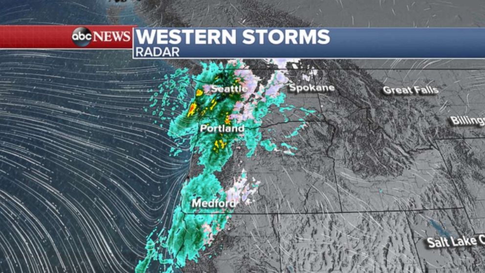 PHOTO: Radar of one of the several storms impacting the Pacific Northwest this week.