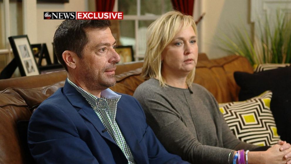PHOTO: Rae Ann Gruver and Stephen Gruver speak to ABC News' Amy Robach about the death of their 18-year-old son, Max Gruver.