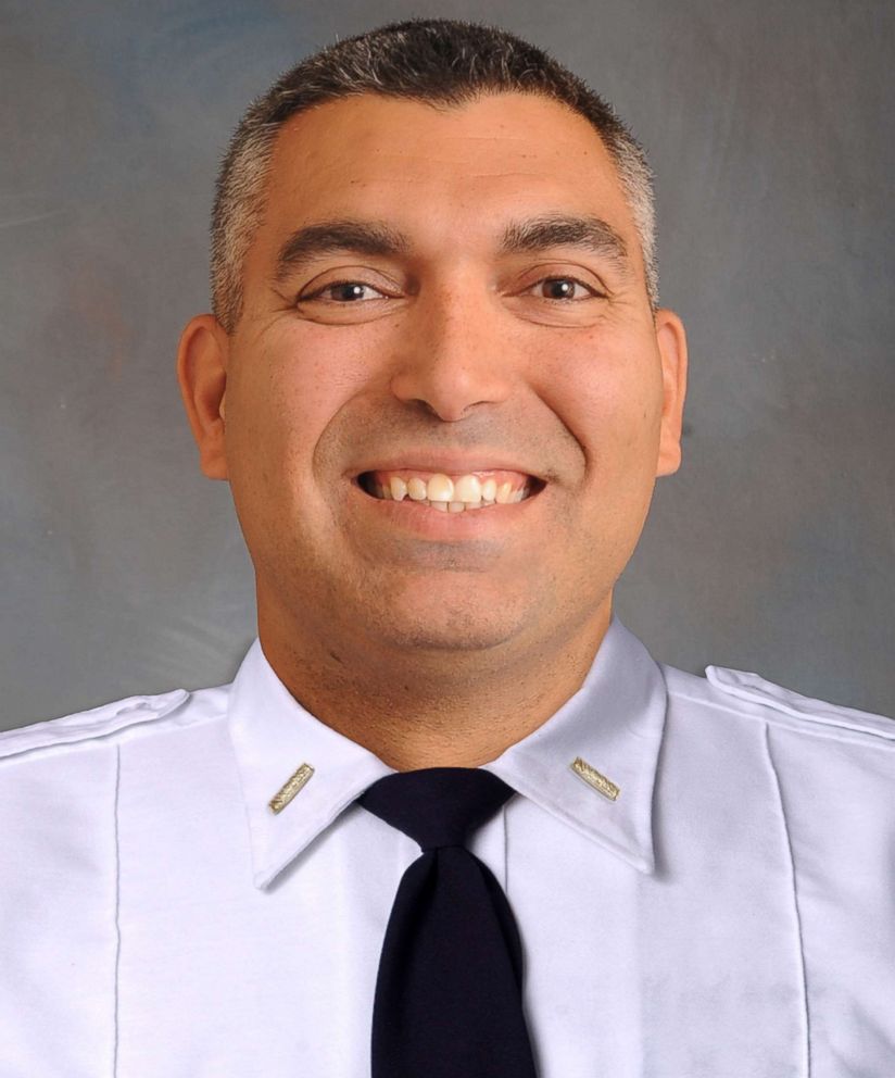 PHOTO: Lt. Christopher Raguso served with the New York City Fire Department for thirteen years, in addition to belonging to the 106th Rescue Wing of the New York Air National Guard. 