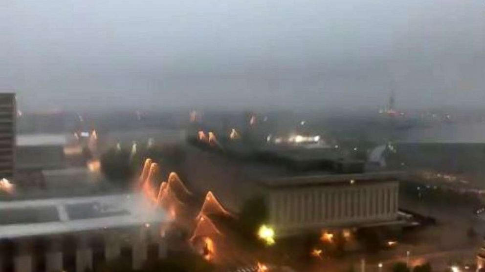 Severe weather moves east with damaging winds, flash flooding - ABC News