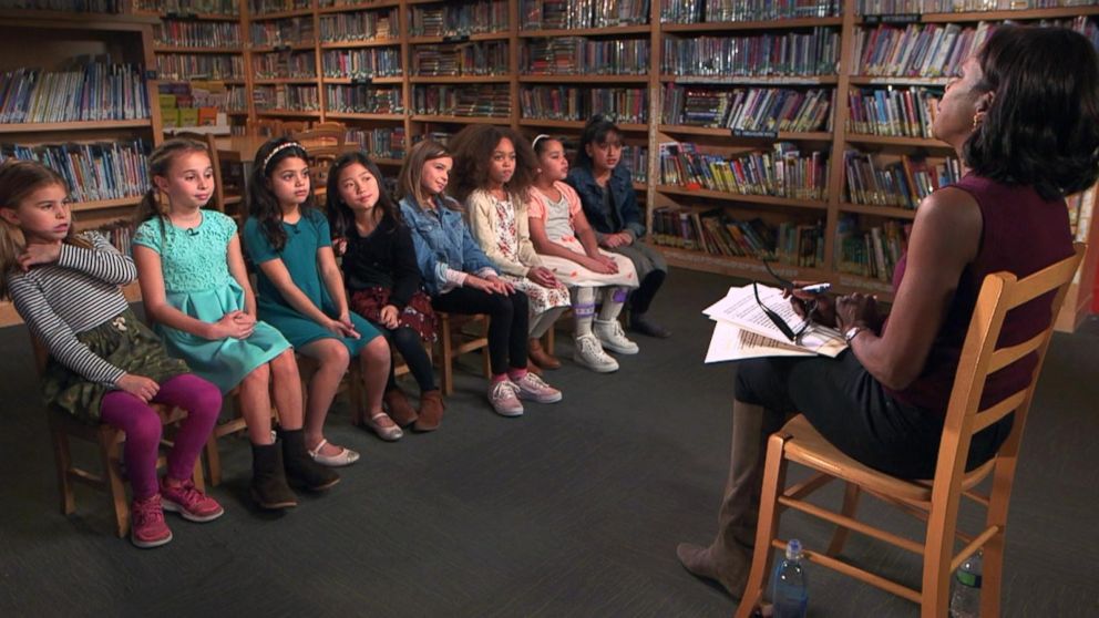 PHOTO:  "GMA" spoke with girls between the ages of 7 and 10 at Marin Primary and Middle School in California's Bay Area to discuss growing up in the post #MeToo era as part of the "Raising Good Women" series. 