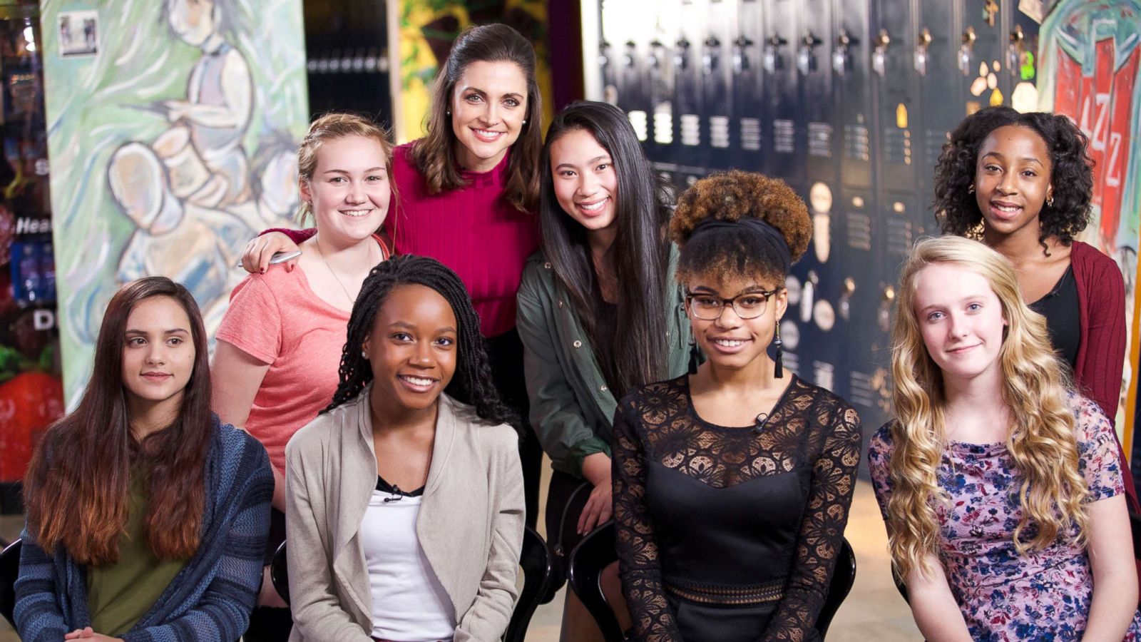 PHOTO: ABC News' Paula Faris sat down with seven girls between the ages of 12 and 16 in Columbus, Ohio, to discuss coming of age in a post #MeToo world.