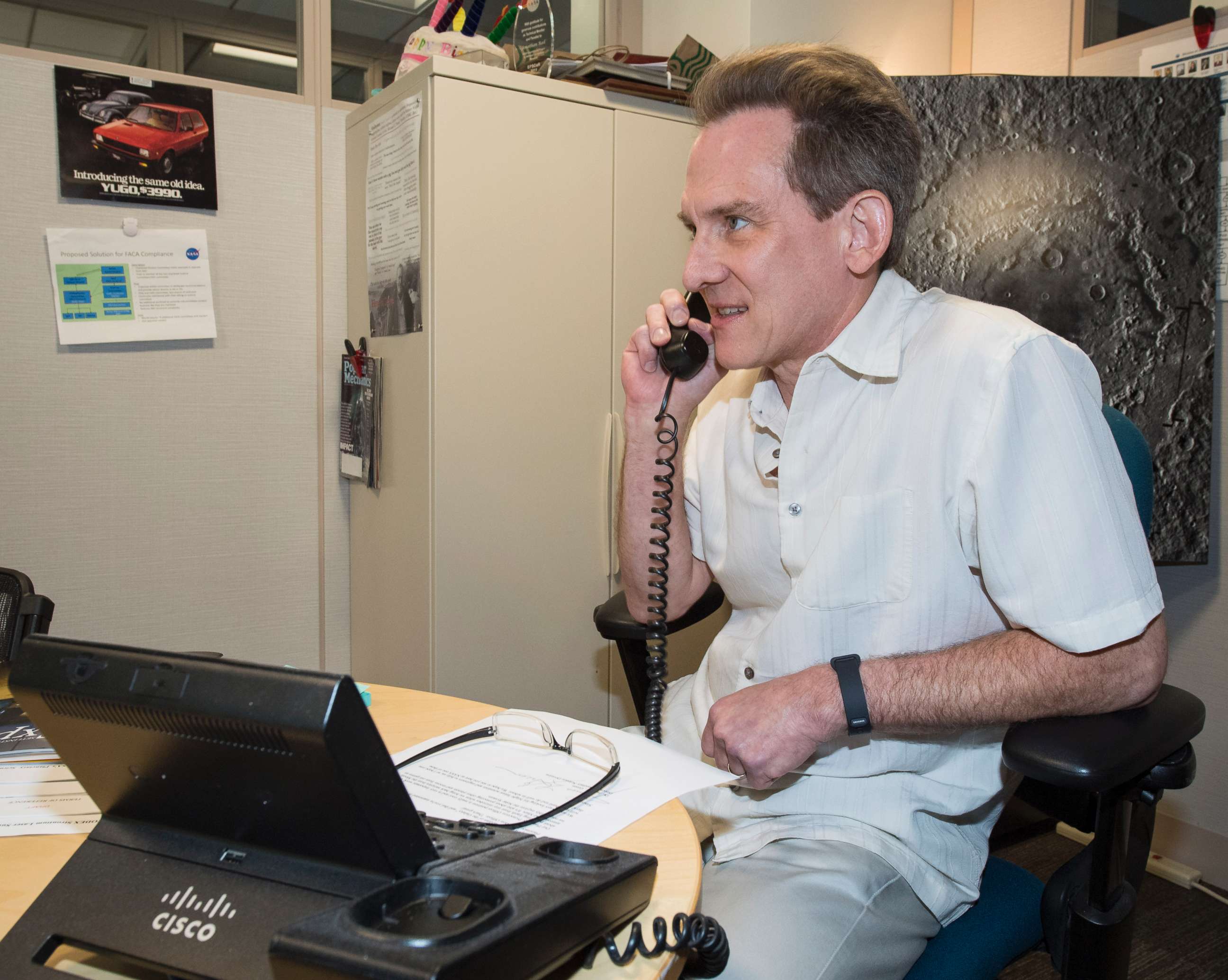 PHOTO: NASA’s Planetary Research Director, Jonathan Rall, called 9-year-old Jack Davis Friday to congratulate him on his interest in working for NASA.
