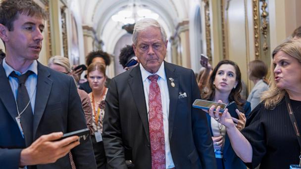 Rep. Ralph Norman speaks to reporters following his White House meeting as Republicans work to push President Donald Trump's signature bill of tax breaks and spending cuts across the finish line in Washington, July 2, 2025.