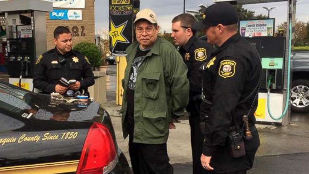 PHOTO: San Joaquin County Sheriff’s Deputies arrested Randall Saito, the Hawaii State Hospital escapee, Nov. 15, 2017.