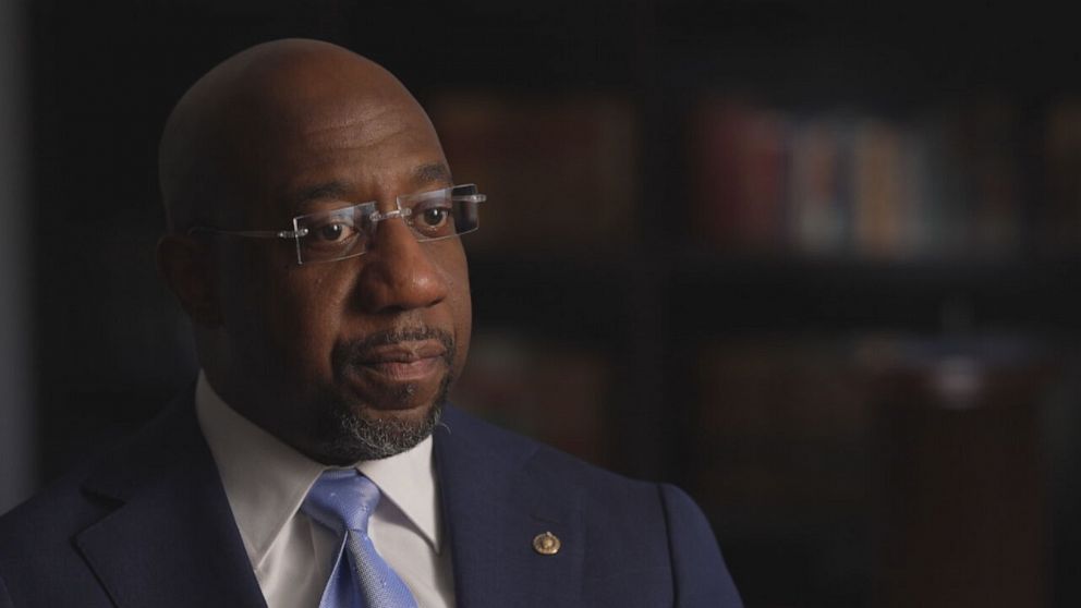 PHOTO: Rev. Raphael Warnock praised Montgomery for casting a spotlight on the movement denouncing racial injustice.
