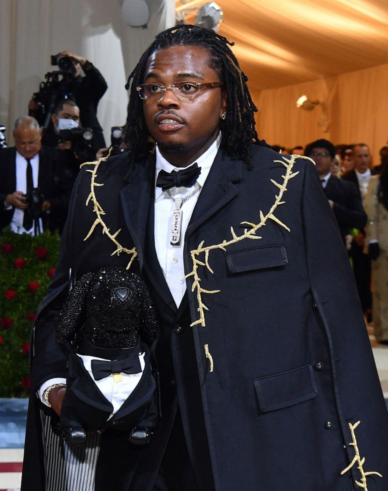 PHOTO: Rapper Gunna arrives for the 2022 Met Gala at the Metropolitan Museum of Art, May 2, 2022, in N.Y.