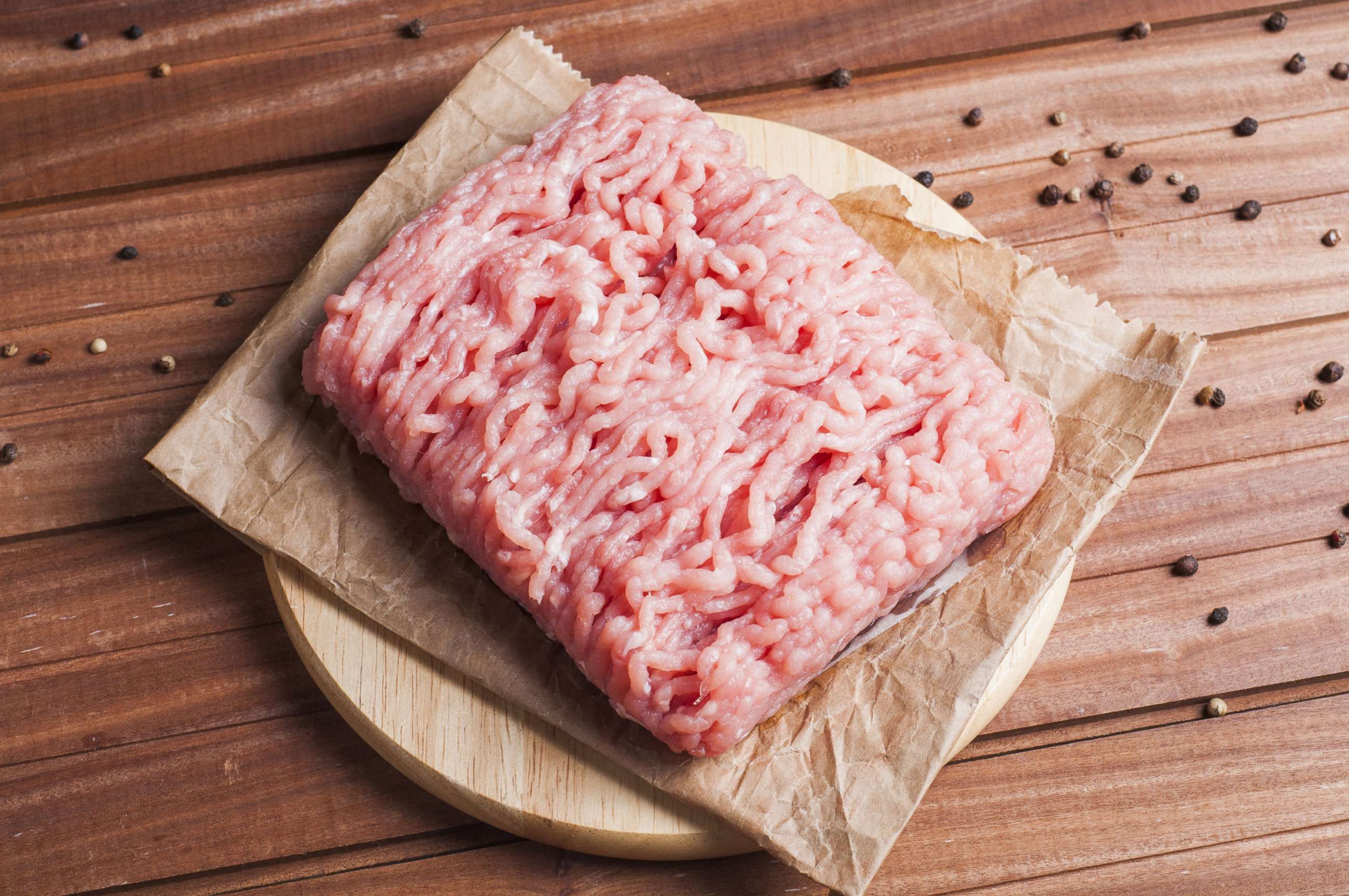 PHOTO: Raw ground turkey meat is pictured in this undated stock photo.