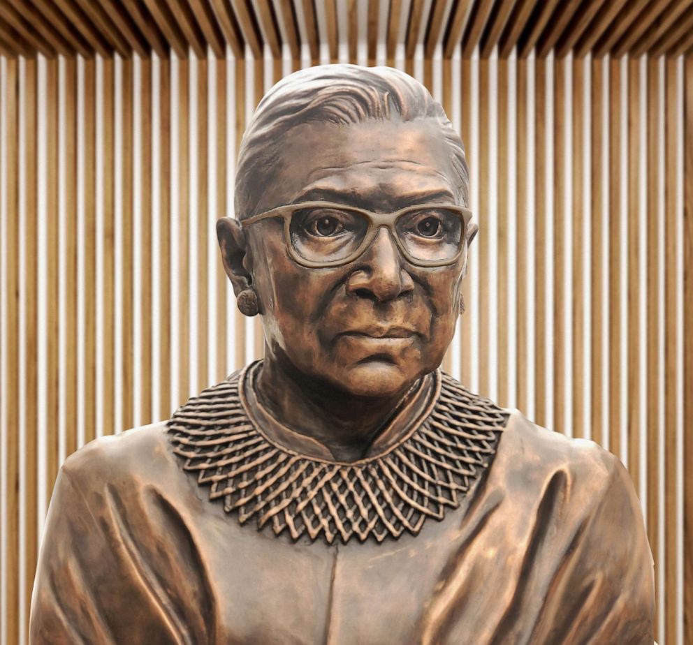 PHOTO: A bronze statue of Ruth Bader Ginsburg will be unveiled in Brooklyn, New York, in March 2021.