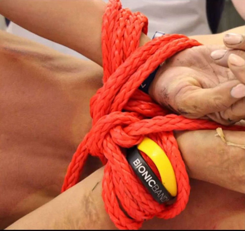 PHOTO: Rebecca Zahau, who was discovered dead in 2011, was found with these knots tied in rope around her hands.