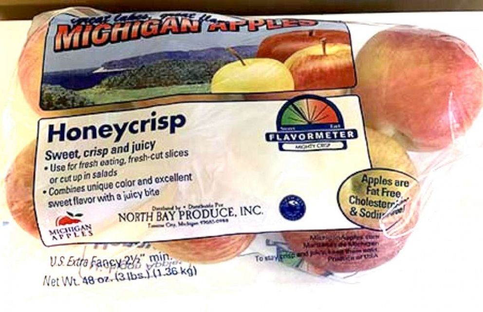 PHOTO: North Bay Produce voluntarily recalled over 2,000 cases and 2 bulk bins of fresh apples.